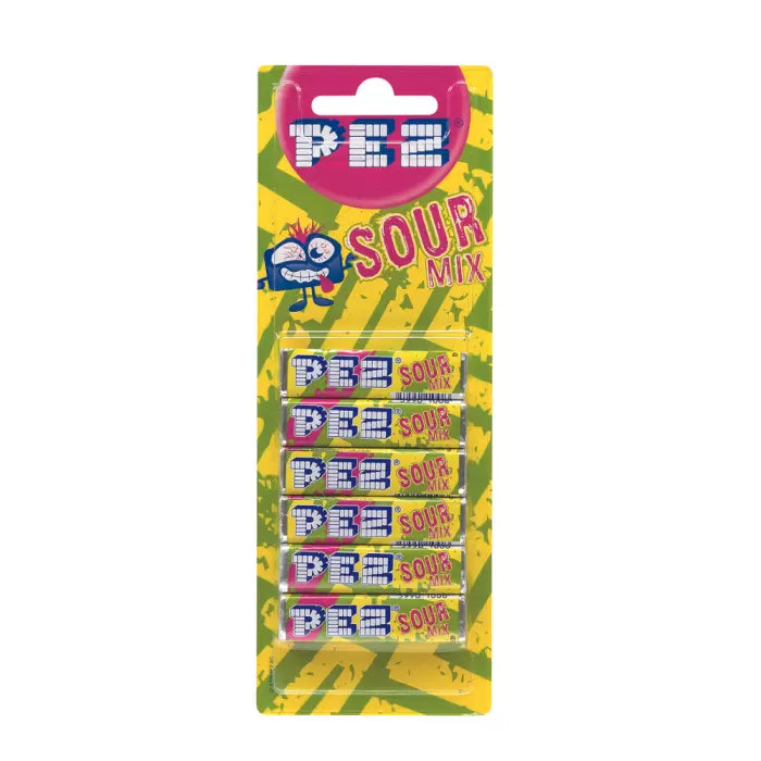 Pez Sour Refill 6 Pack (51g)
