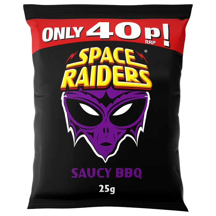 Space Raiders Saucy BBQ PM 40P (25g)