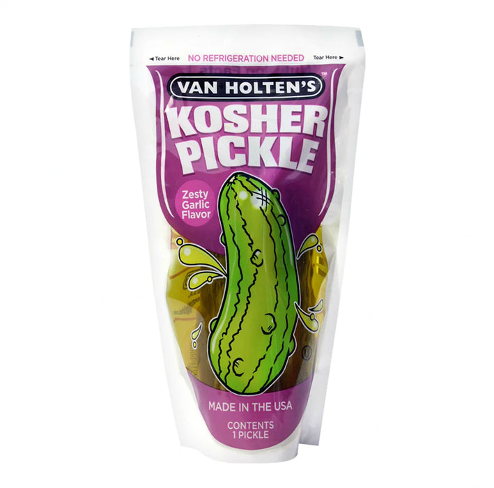 Van Holtens Large Pickle Kosher Garlic